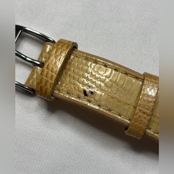 Skagen Watch Denmark Pearl Face Leather Band - Picture 11 of 12